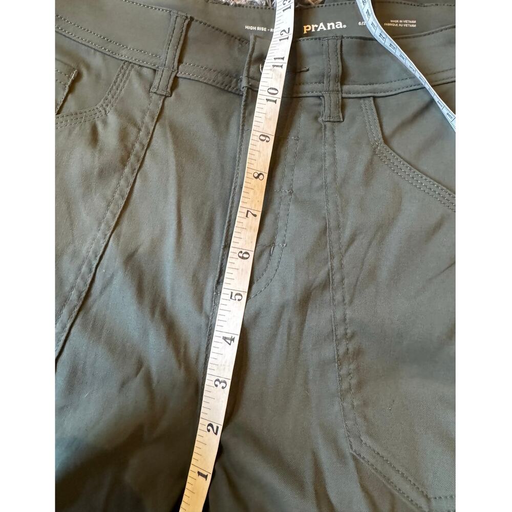 prAna Women’s Hiking Cargo Pants Size 6/29 Green High Rise Relaxed Outdoor Trail - Picture 8 of 11